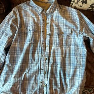 Ralph Lauren Blue Plaid Flannel